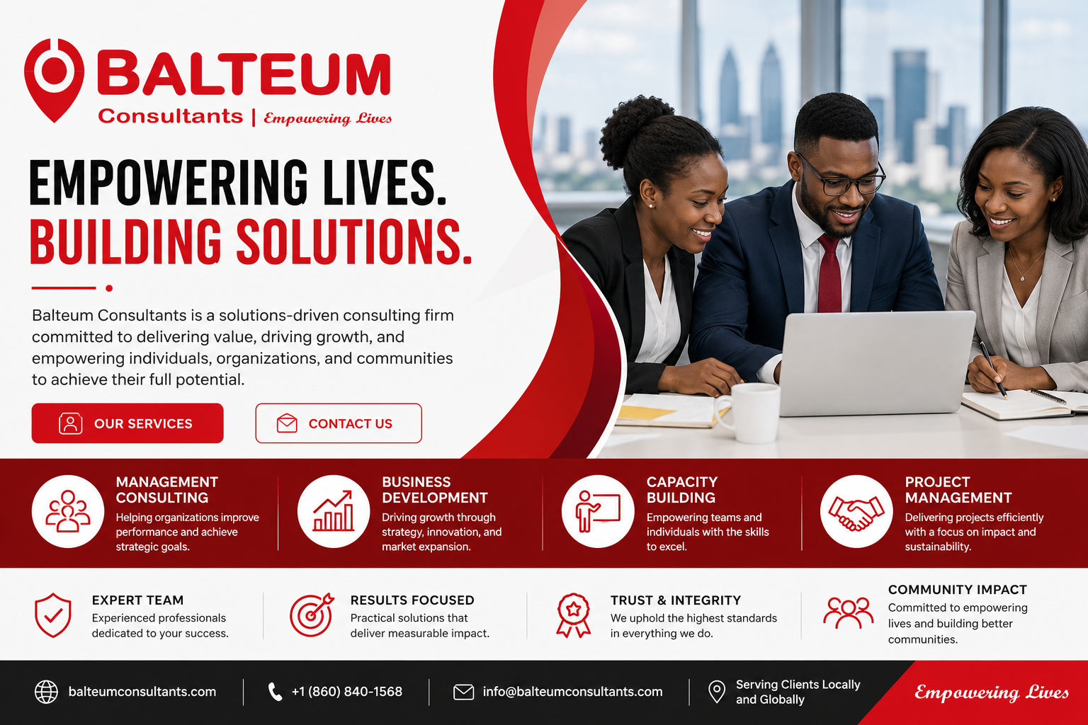 Balteum Consultants website portfolio thumbnail